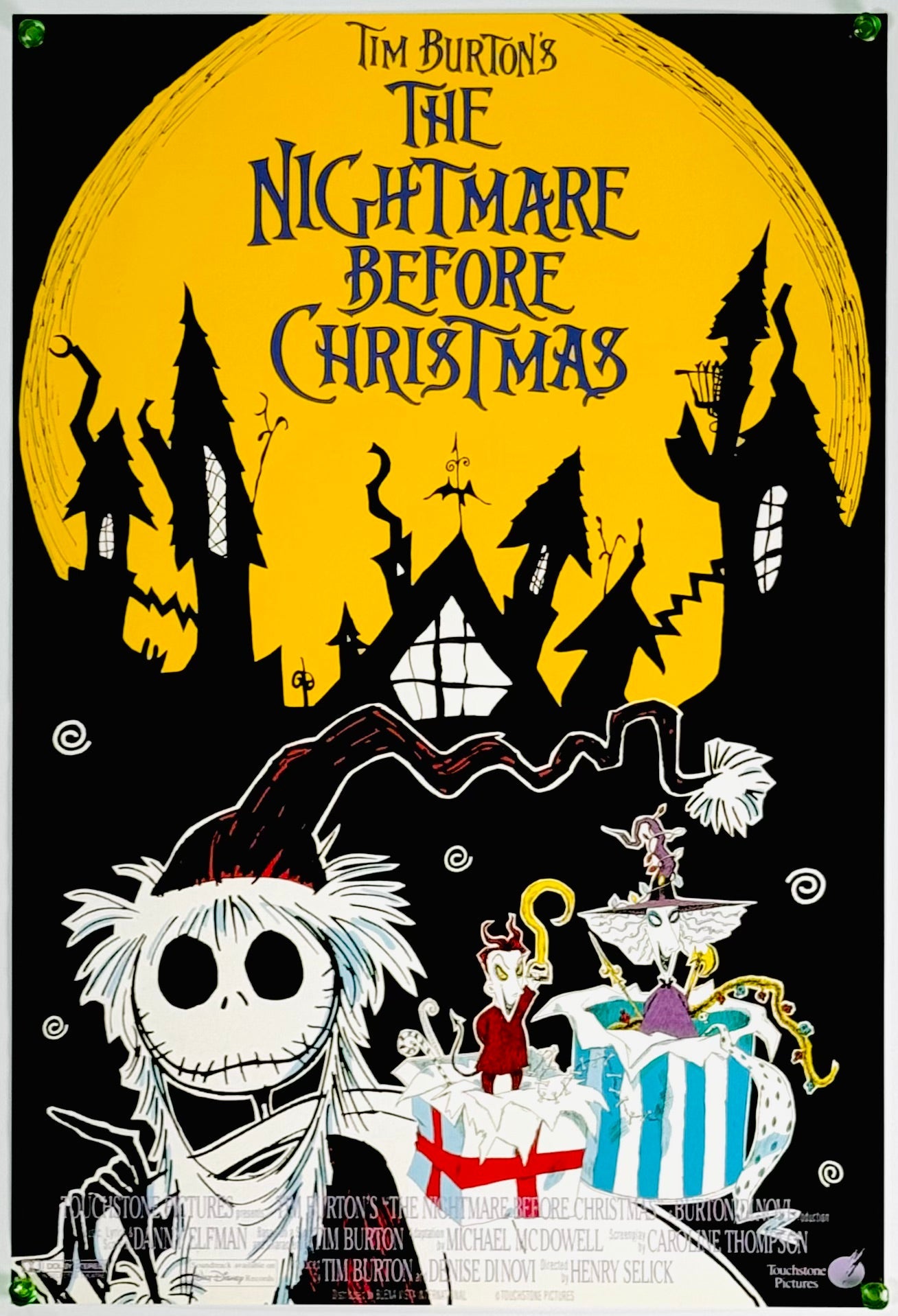 『ナイトメアー・ビフォア・クリスマス』 映画 ポスター ベルギー オリジナル [3831]