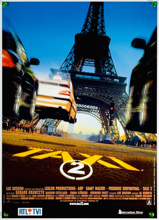 『Taxi 2』 映画 ポスター ベルギー オリジナル [3840]