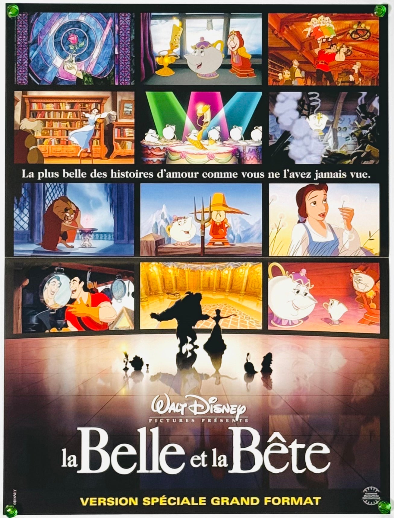 『美女と野獣』 映画 ポスター フランス オリジナル [3849]