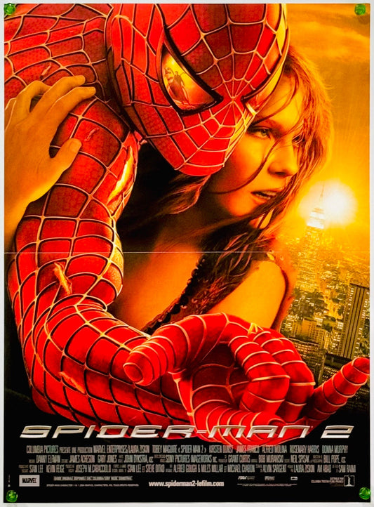 『スパイダーマン2』 映画 ポスター フランス オリジナル [3860]