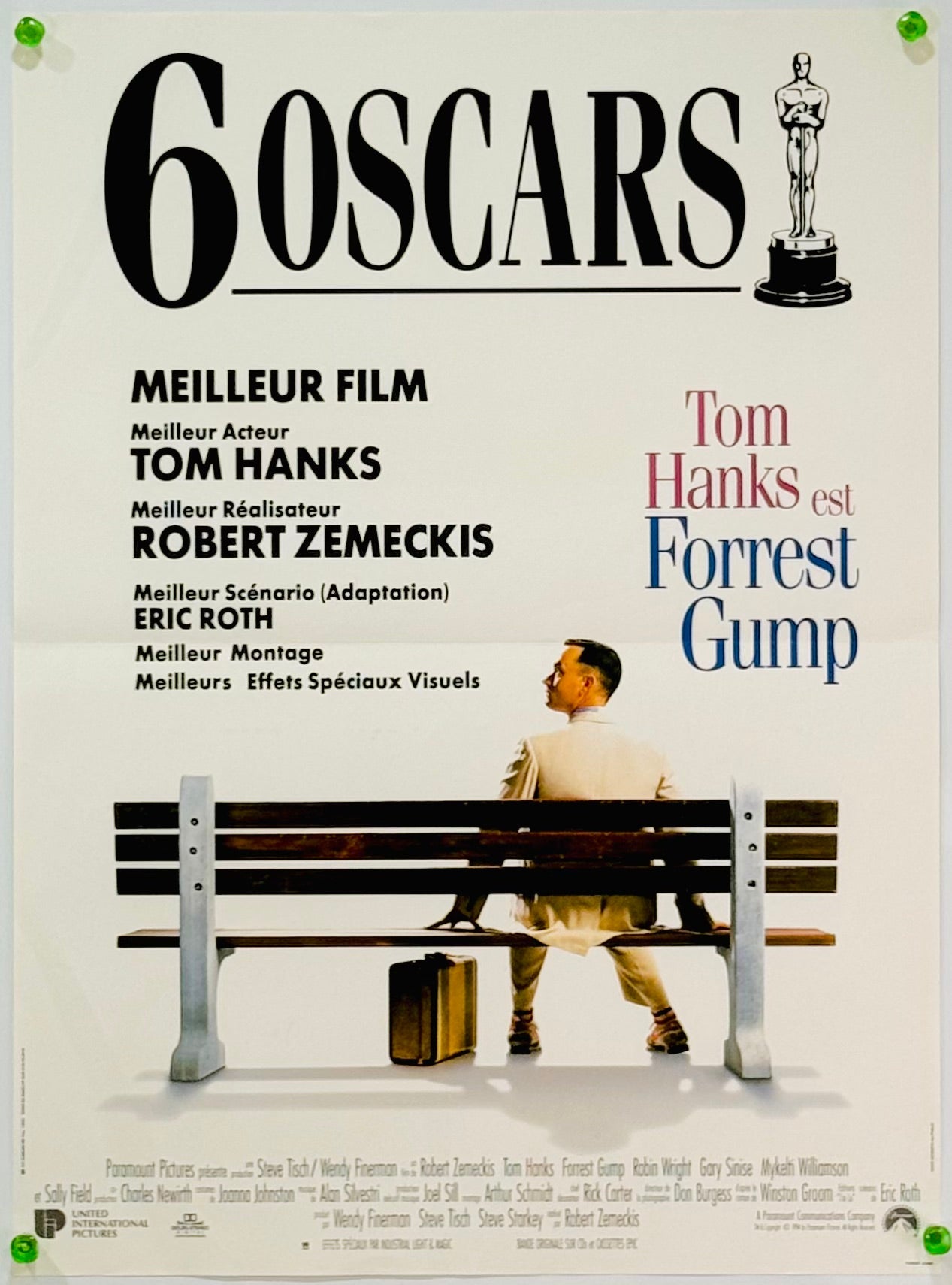 『フォレスト・ガンプ /一期一会』 映画 ポスター フランス オリジナル [3865]_1