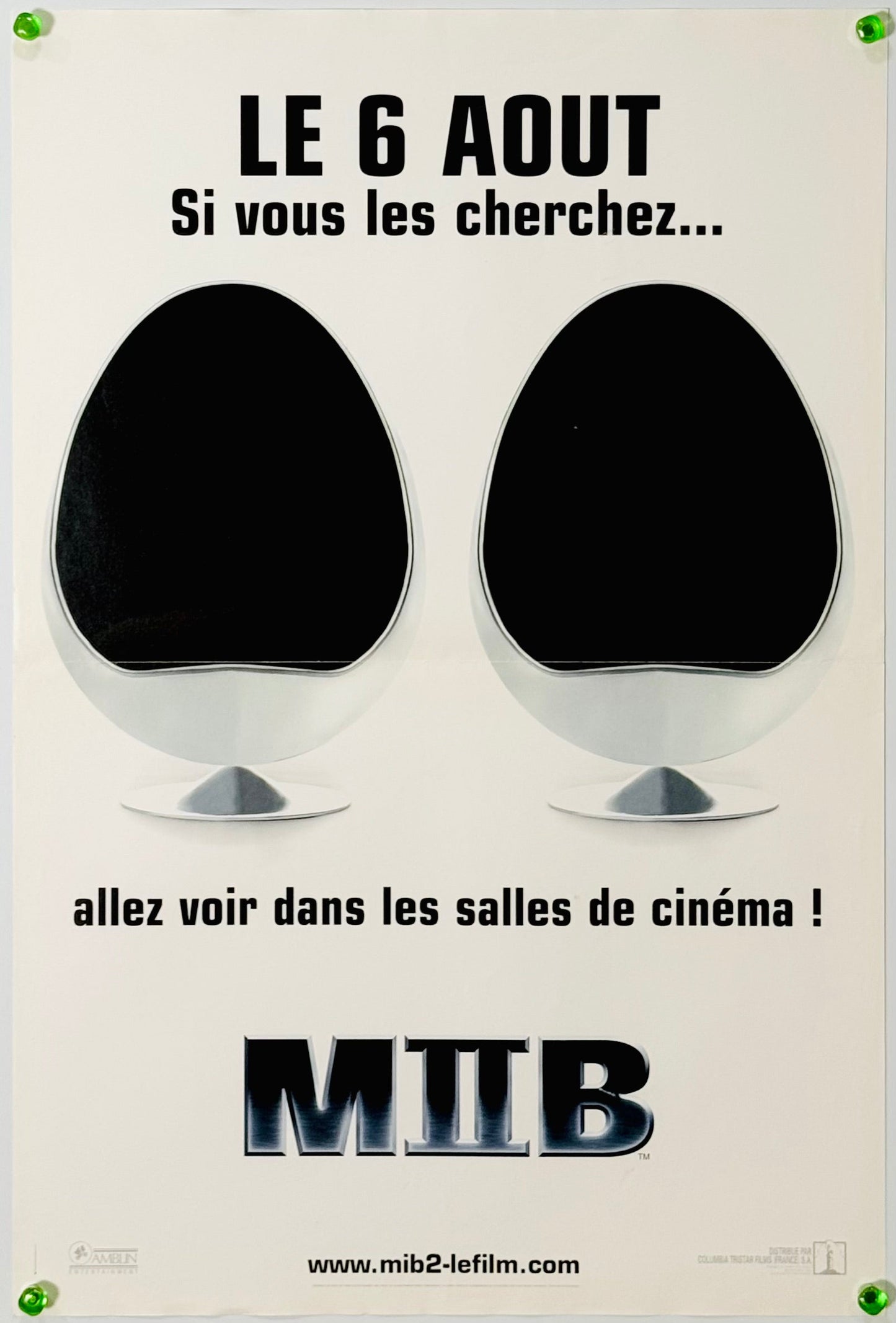 『メン・イン・ブラック2』 映画 ポスター フランス オリジナル [3881]