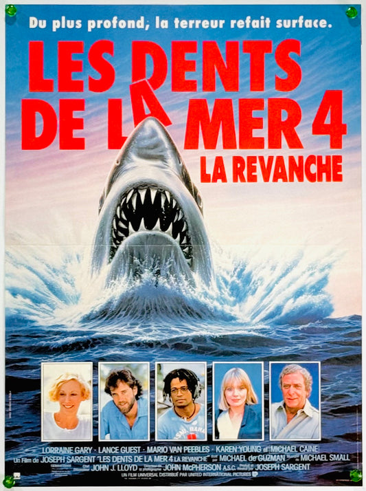 『ジョーズ'87 復讐篇』 映画 ポスター フランス オリジナル [3906]