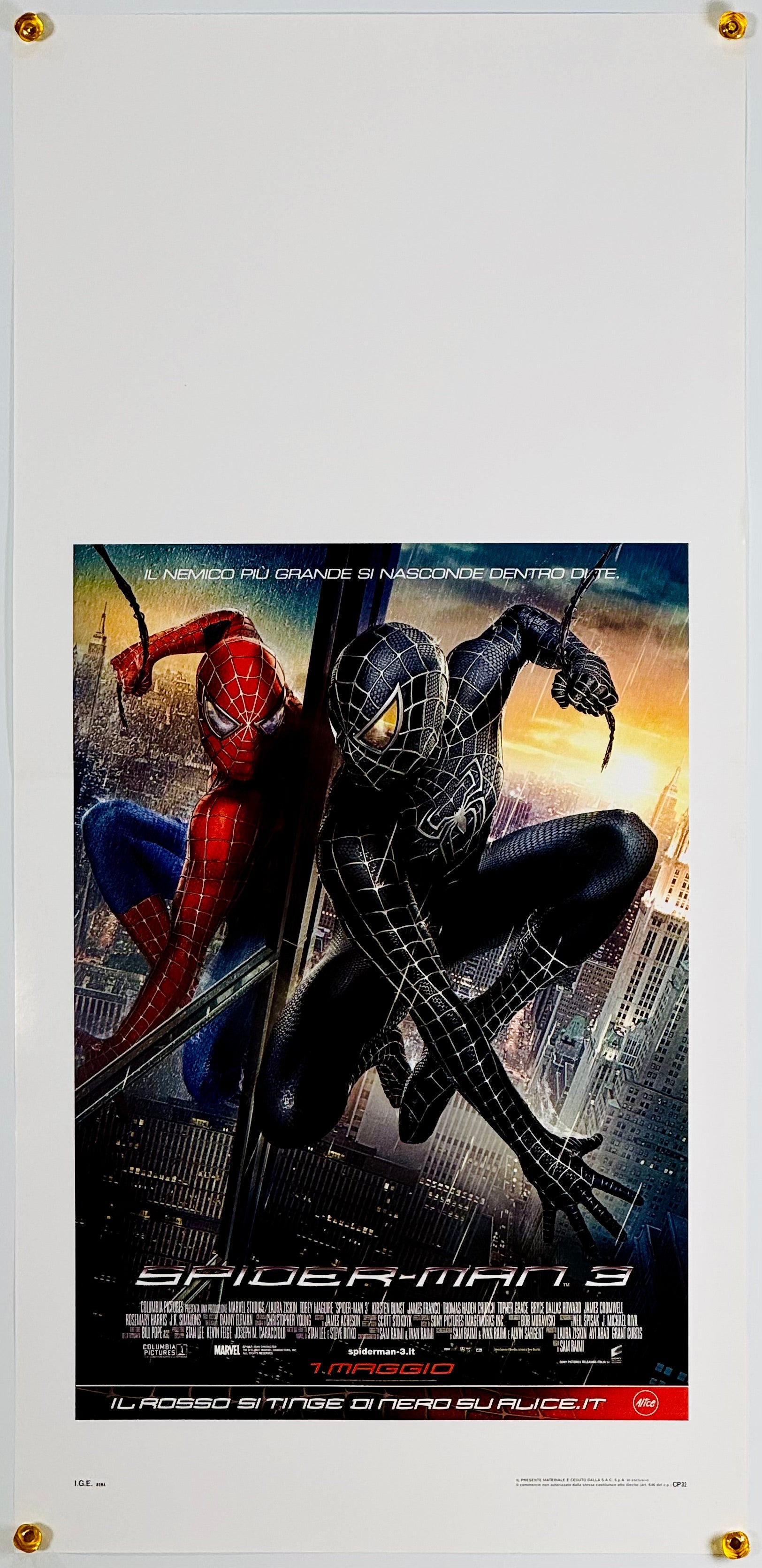 スパイダーマン3』 洋画 イタリア - 海外版映画ポスター専門店