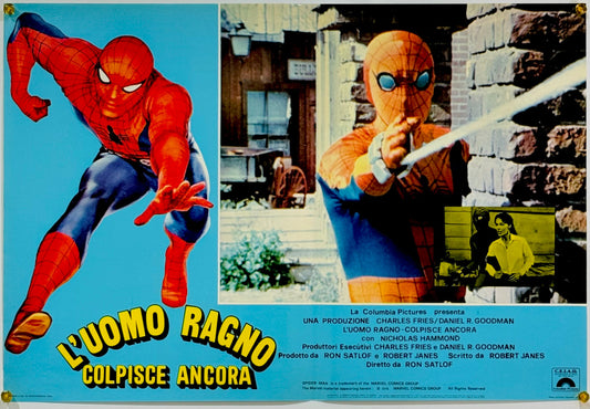『スパイダーマン プルトニウムを追え』 映画 ポスター イタリア オリジナル [3915]