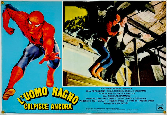 『スパイダーマン プルトニウムを追え』 映画 ポスター イタリア オリジナル [3916]