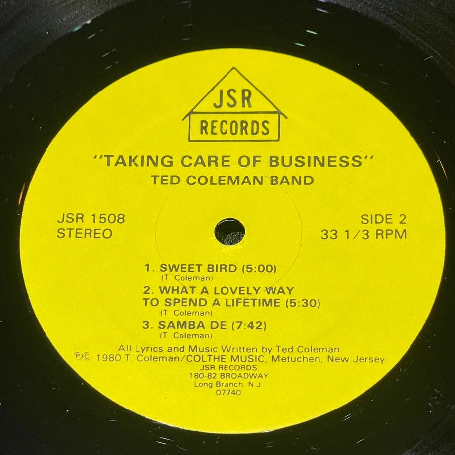 『Ted Coleman Band / Taking Care of Business 』 【レコード】 [3923]
