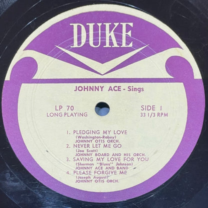 『JOHNNY ACE / mono dg Memorial Album』 【レコード】 [3925]