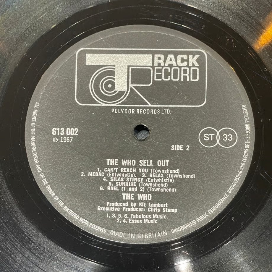 『THE WHO / The Who Sell Out』 【レコード】 [3926]