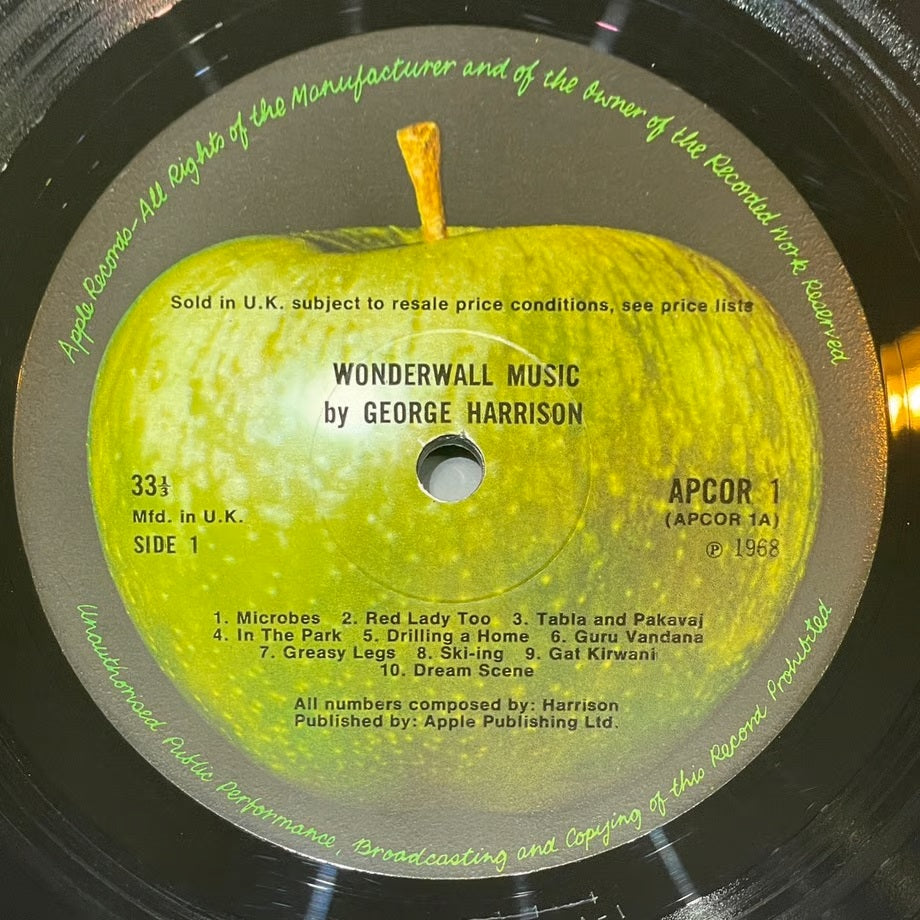 『GEORGE HARRISON / Wonderwall Music』 【レコード】 [3927]