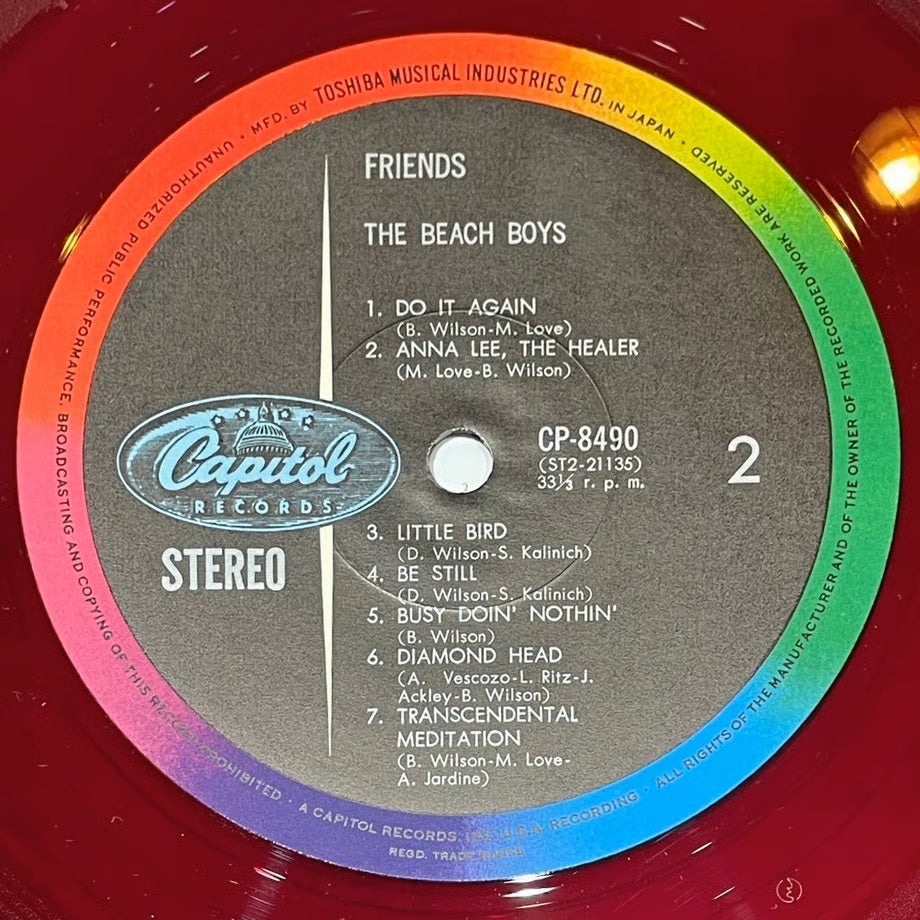 『BEACH BOYS / FRIENDS』 【レコード】 [3929]