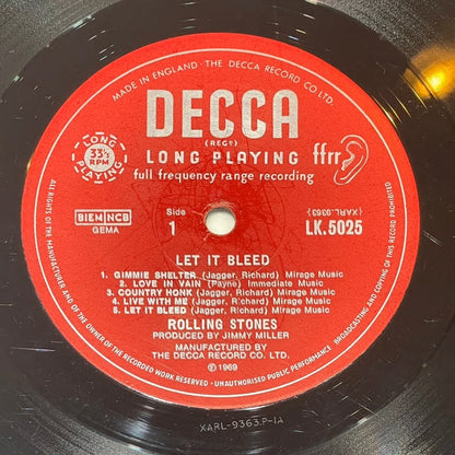 『Rolling Stones / Let It Bleed 』 【レコード】 [3930]