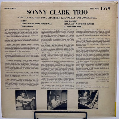 『SONNY CLARK / Sonny Clark Trio』 【レコード】 [3932]