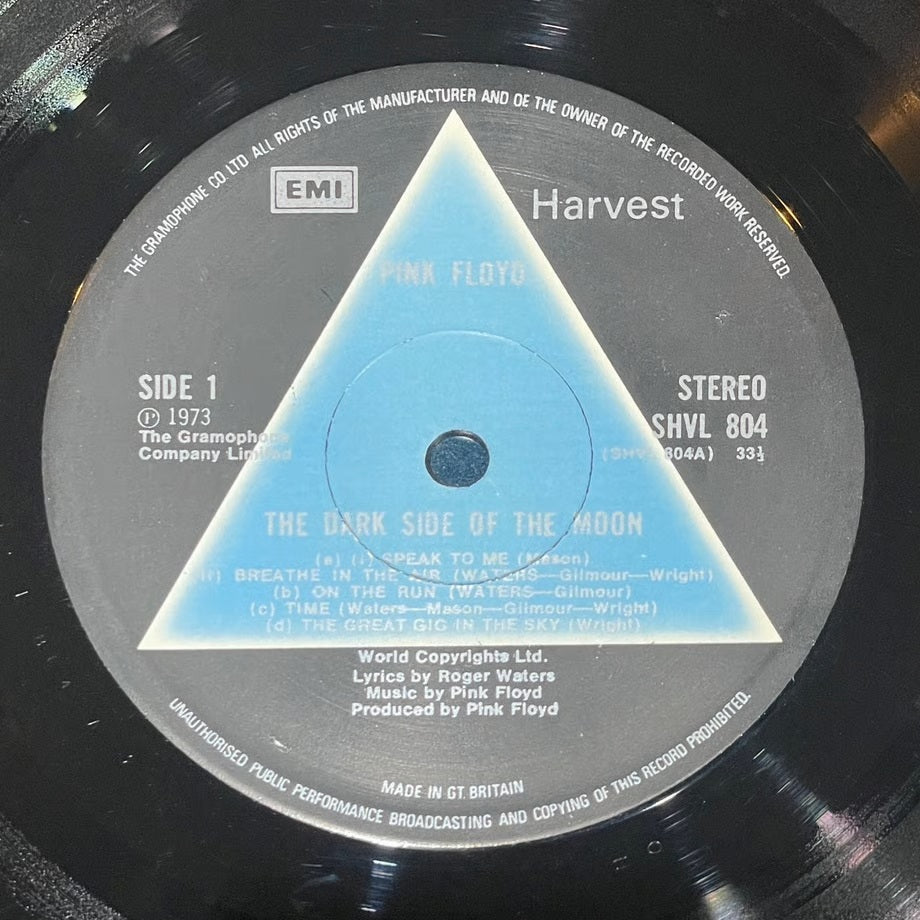 『Pink Floyd / The Dark Side Of The Moon(狂気)』 【レコード】 [3937]