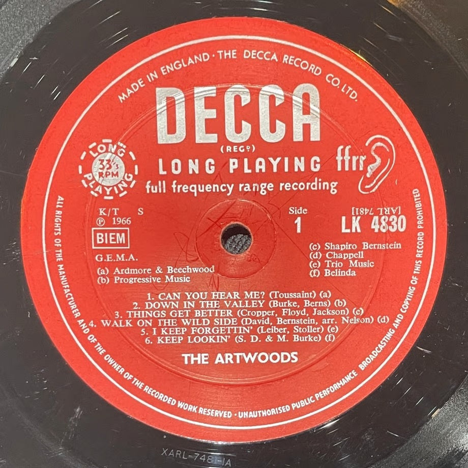 『ARTWOODS / ART GALLERY』 【レコード】 [3940]