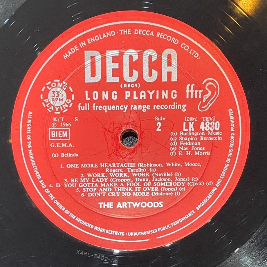『ARTWOODS / ART GALLERY』 【レコード】 [3940]