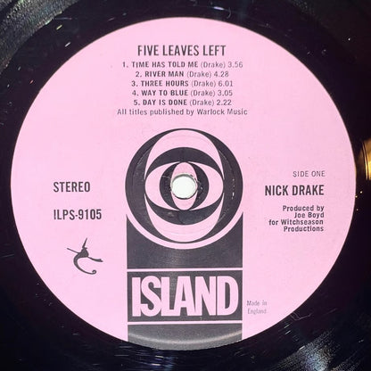 『NICK DRAKE / FIVE LEAVES LEFT』 【レコード】 [3942]