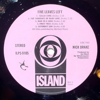 『NICK DRAKE / FIVE LEAVES LEFT』 【レコード】 [3942]