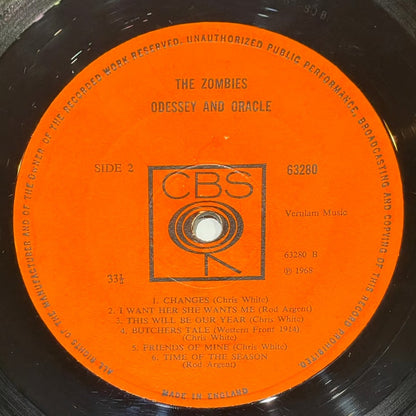 『ODESSEY AND ORACLE / THE ZOMBIES』 【レコード】 [3946]