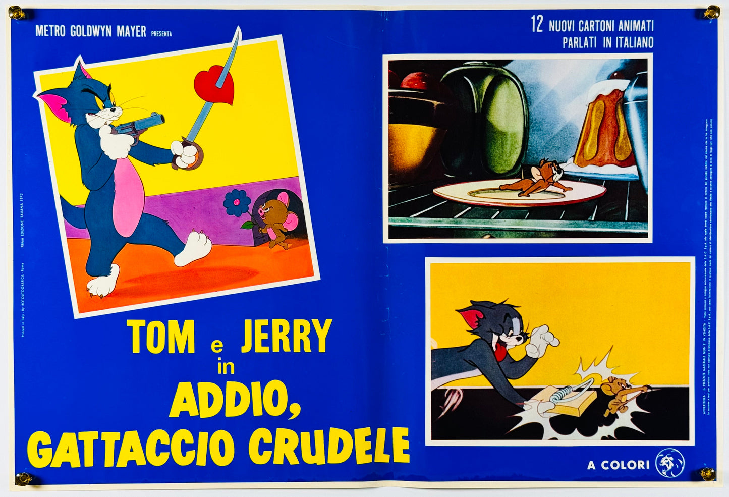 『トムとジェリー Addio gattaccio crudele』 映画 ポスター イタリア オリジナル [394]