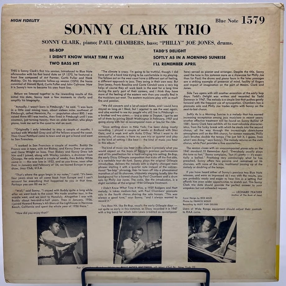 『SONNY CLARK / Sonny Clark Trio』 【レコード】 [3950]