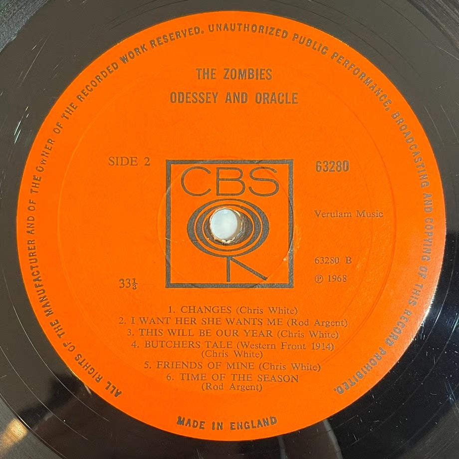 『ODESSEY AND ORACLE / THE ZOMBIES』 【レコード】 [3951]