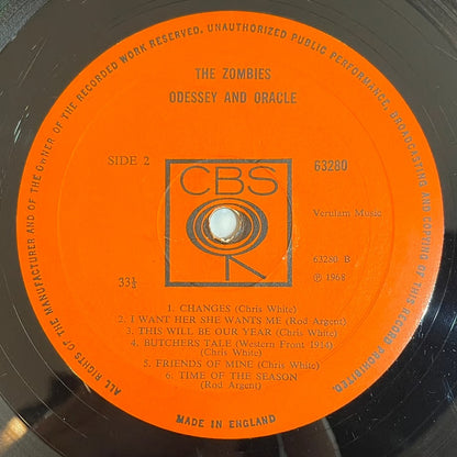 『ODESSEY AND ORACLE / THE ZOMBIES』 【レコード】 [3951]