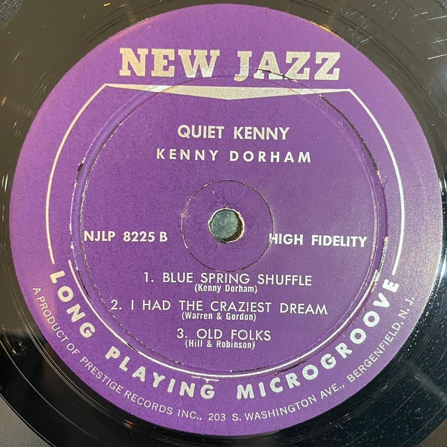 『QUIET KENNY / KENNY DORHAM(RVG付)』 【レコード】 [3952]