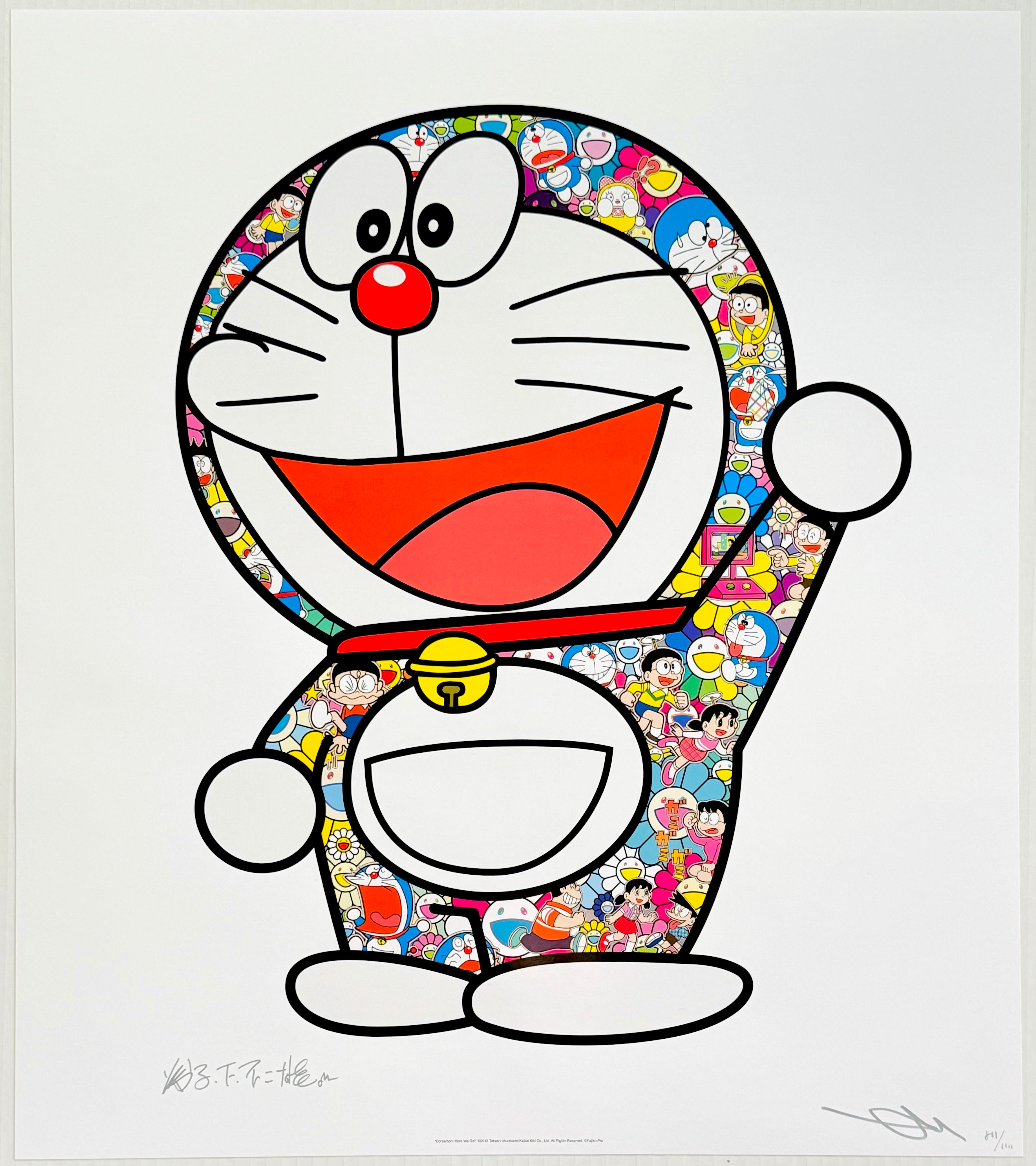 【3種セット】村上隆　ドラえもん　ポスター 12月9日(水)10時よりWEBショップにて 村上隆 ドラえもんコラボ