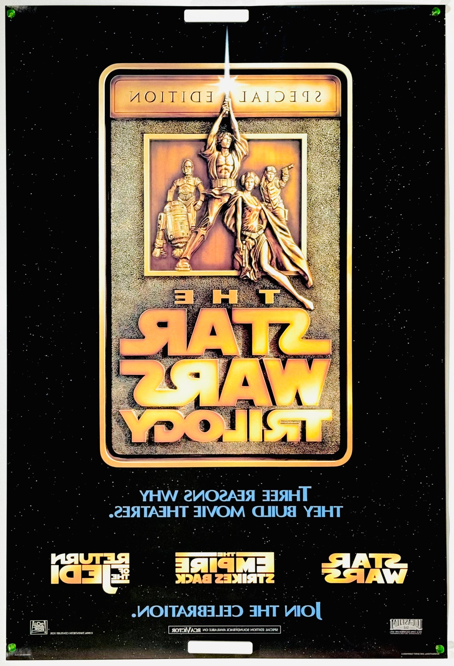 『スター・ウォーズトリロジー』 映画 ポスター アメリカ オリジナル [3967]