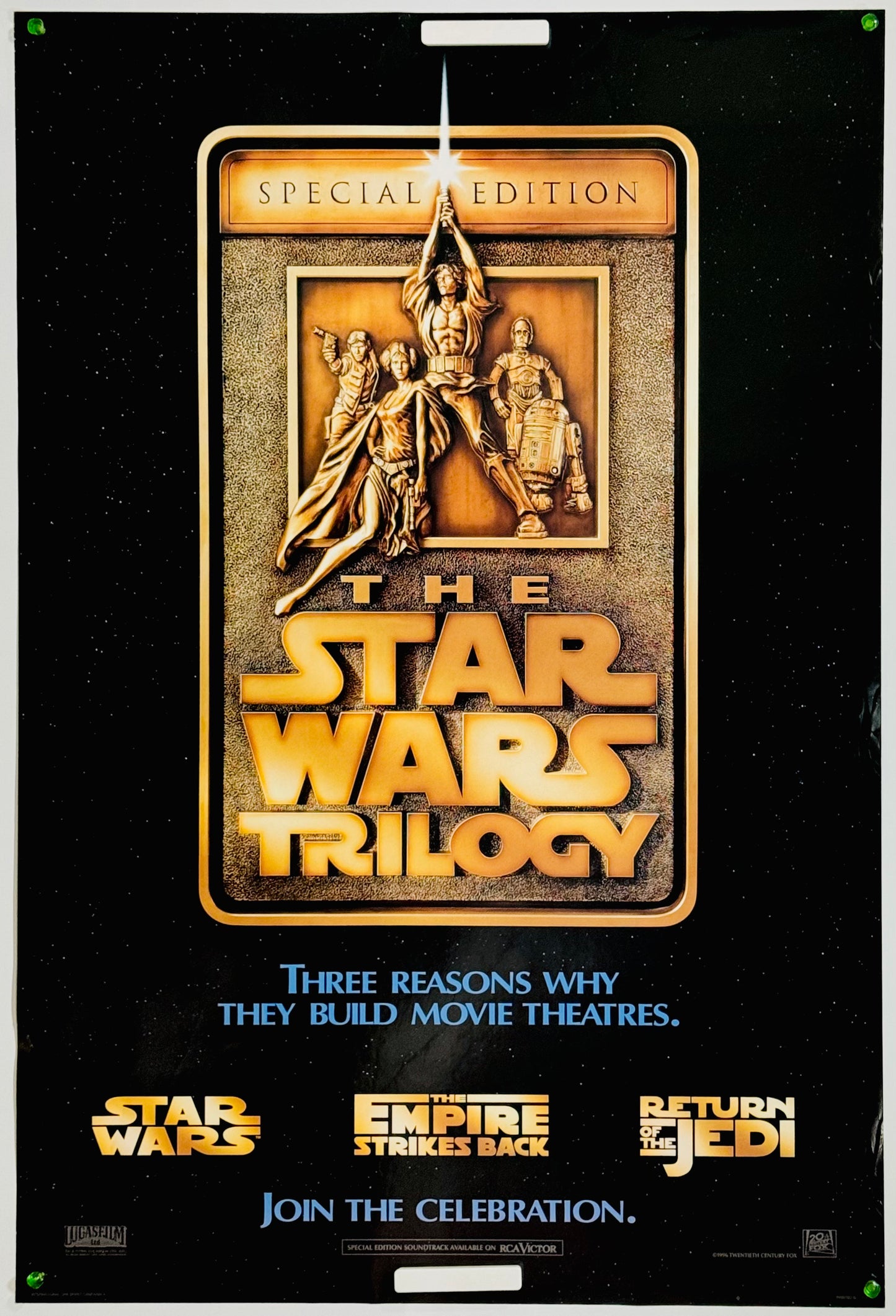 『スター・ウォーズトリロジー』 映画 ポスター アメリカ オリジナル [3967]