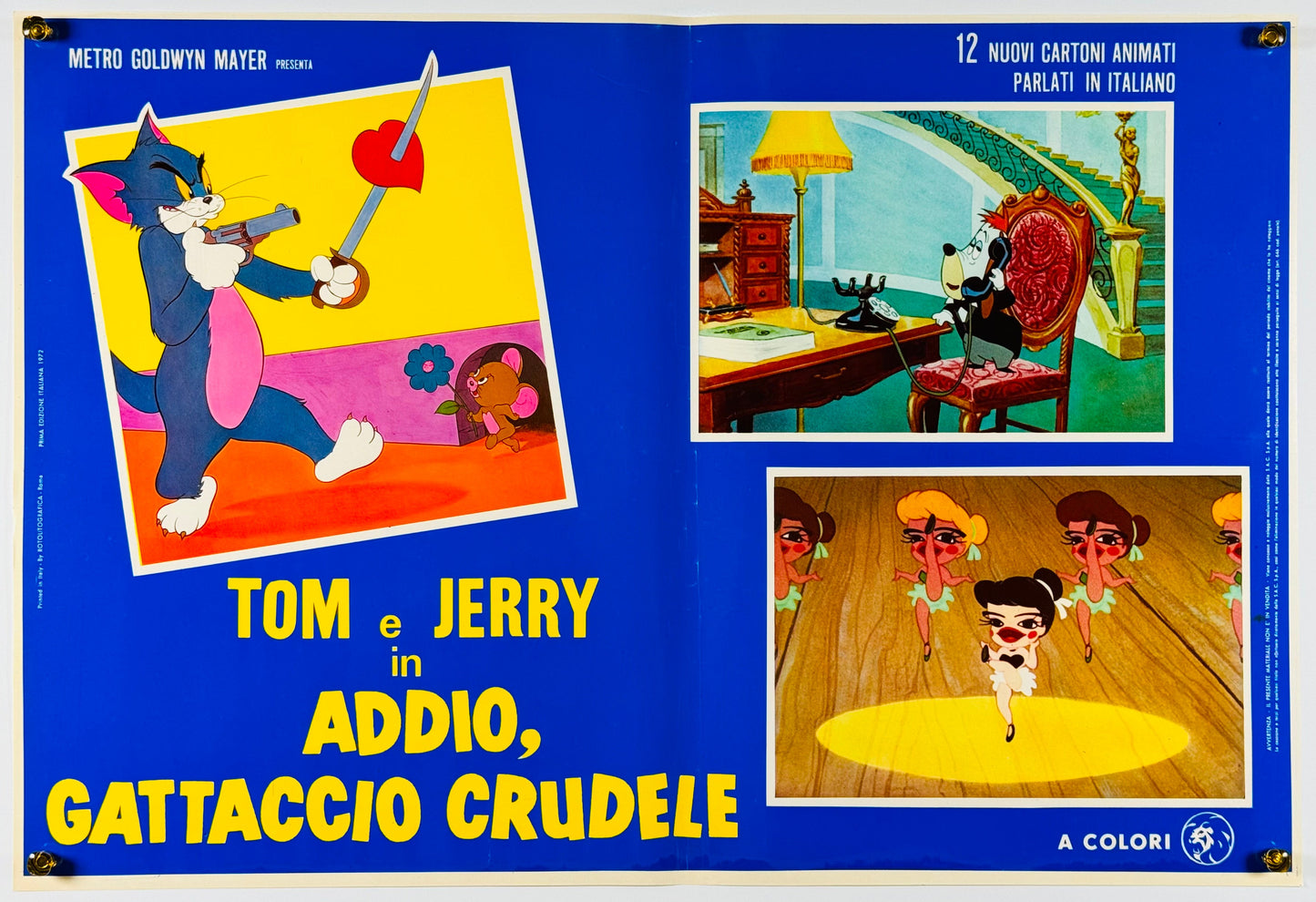 『トムとジェリー Addio gattaccio crudele』 映画 ポスター イタリア オリジナル [397]