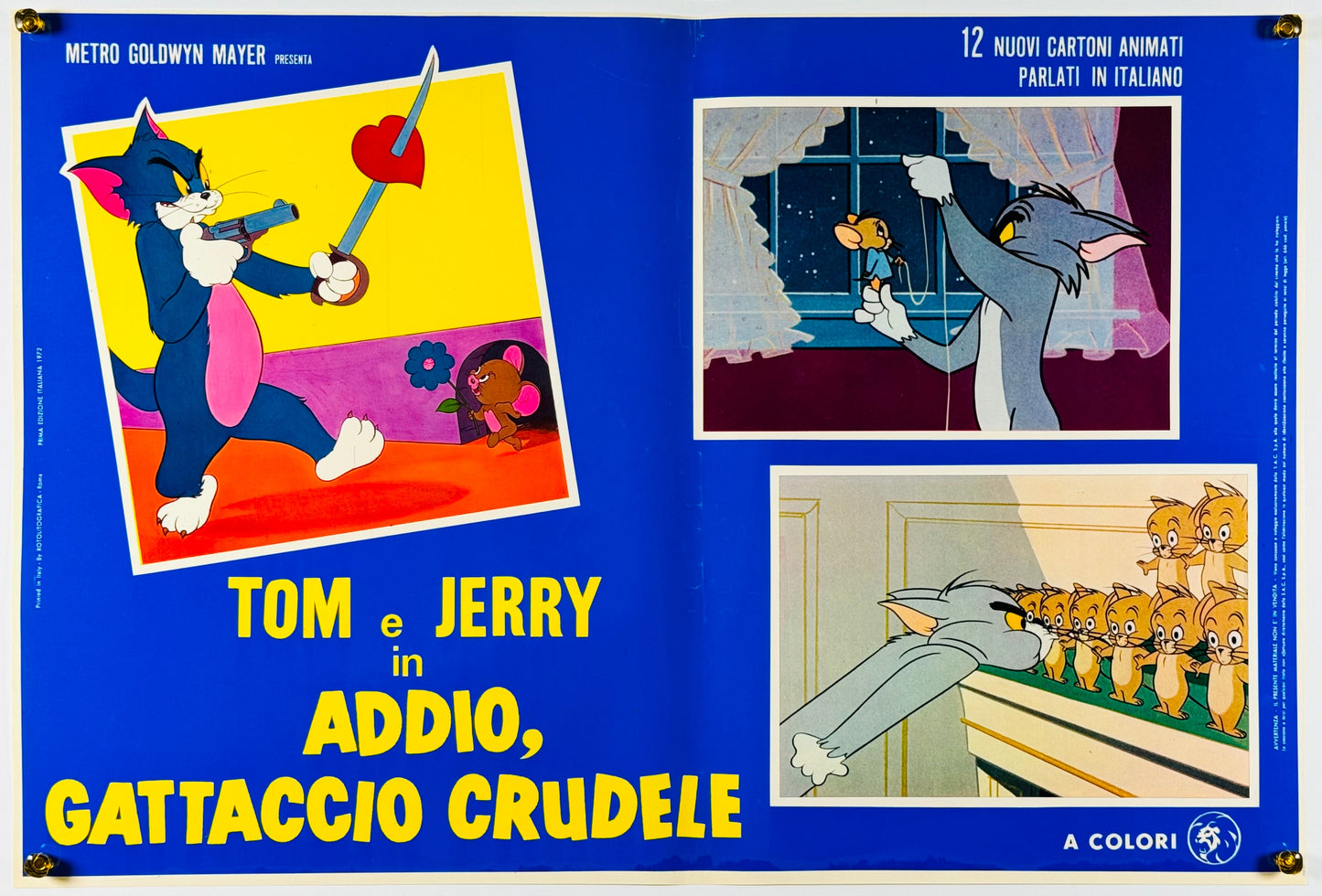 『トムとジェリー Addio gattaccio crudele』 映画 ポスター イタリア オリジナル [398]