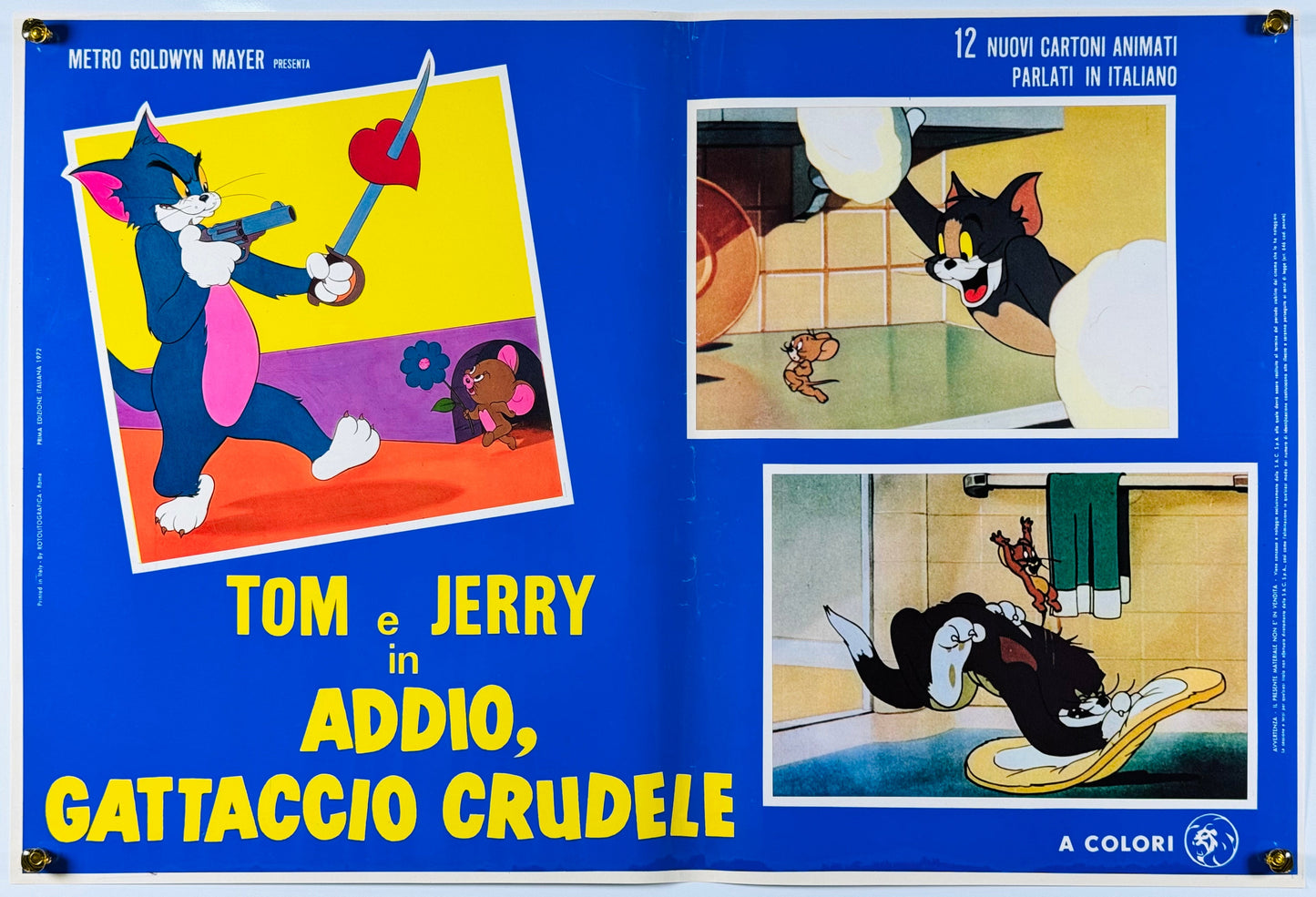 『トムとジェリー Addio gattaccio crudele』 映画 ポスター イタリア オリジナル [399]