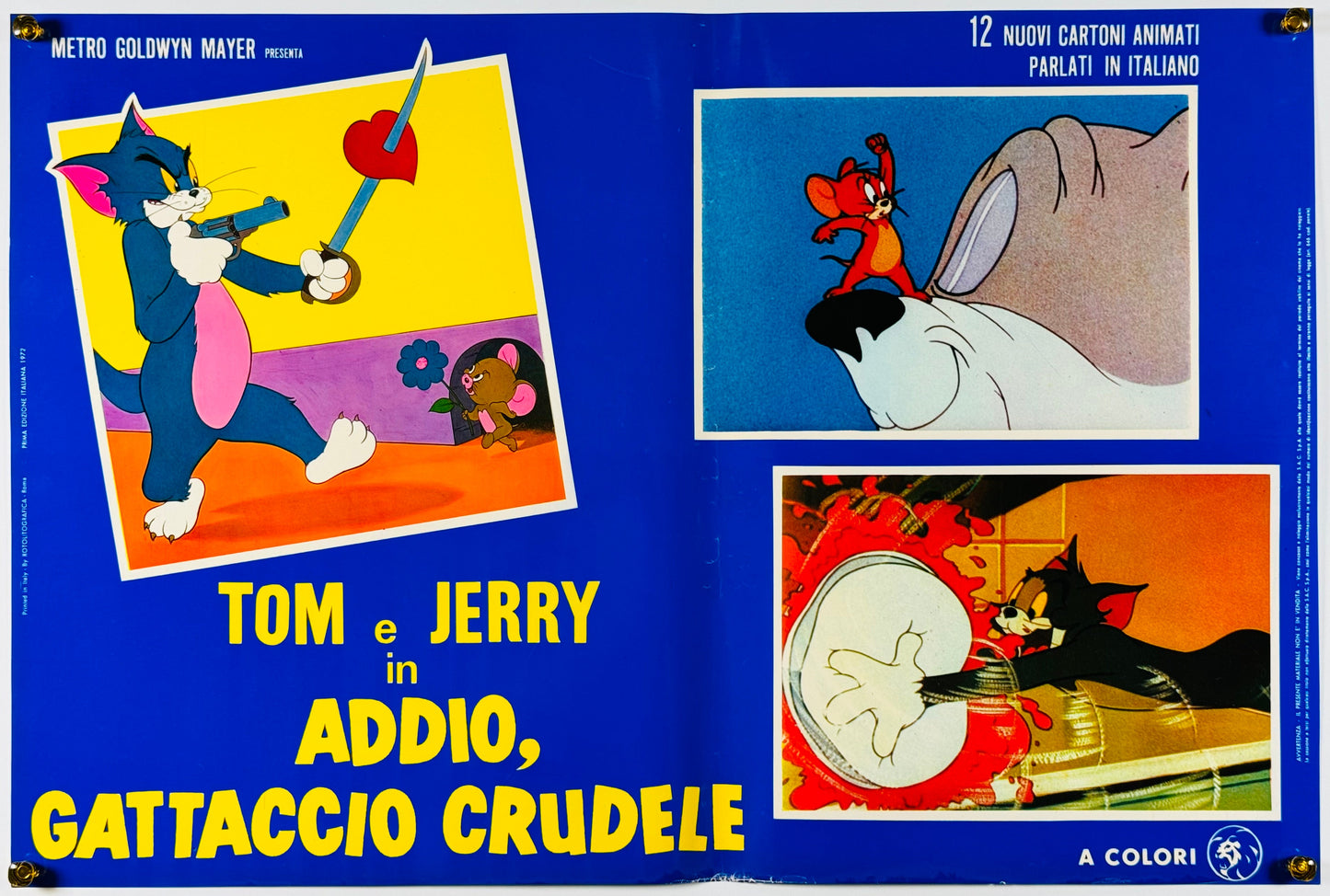 『トムとジェリー Addio gattaccio crudele』 映画 ポスター イタリア オリジナル [400]