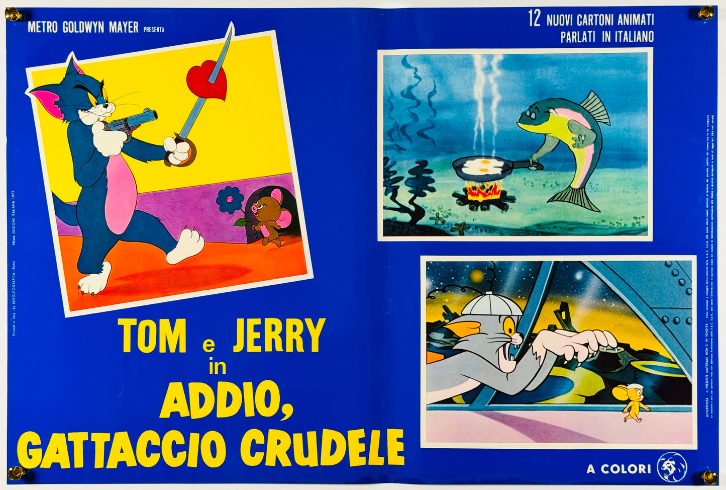 『トムとジェリー Addio gattaccio crudele』 映画 ポスター イタリア オリジナル [401]