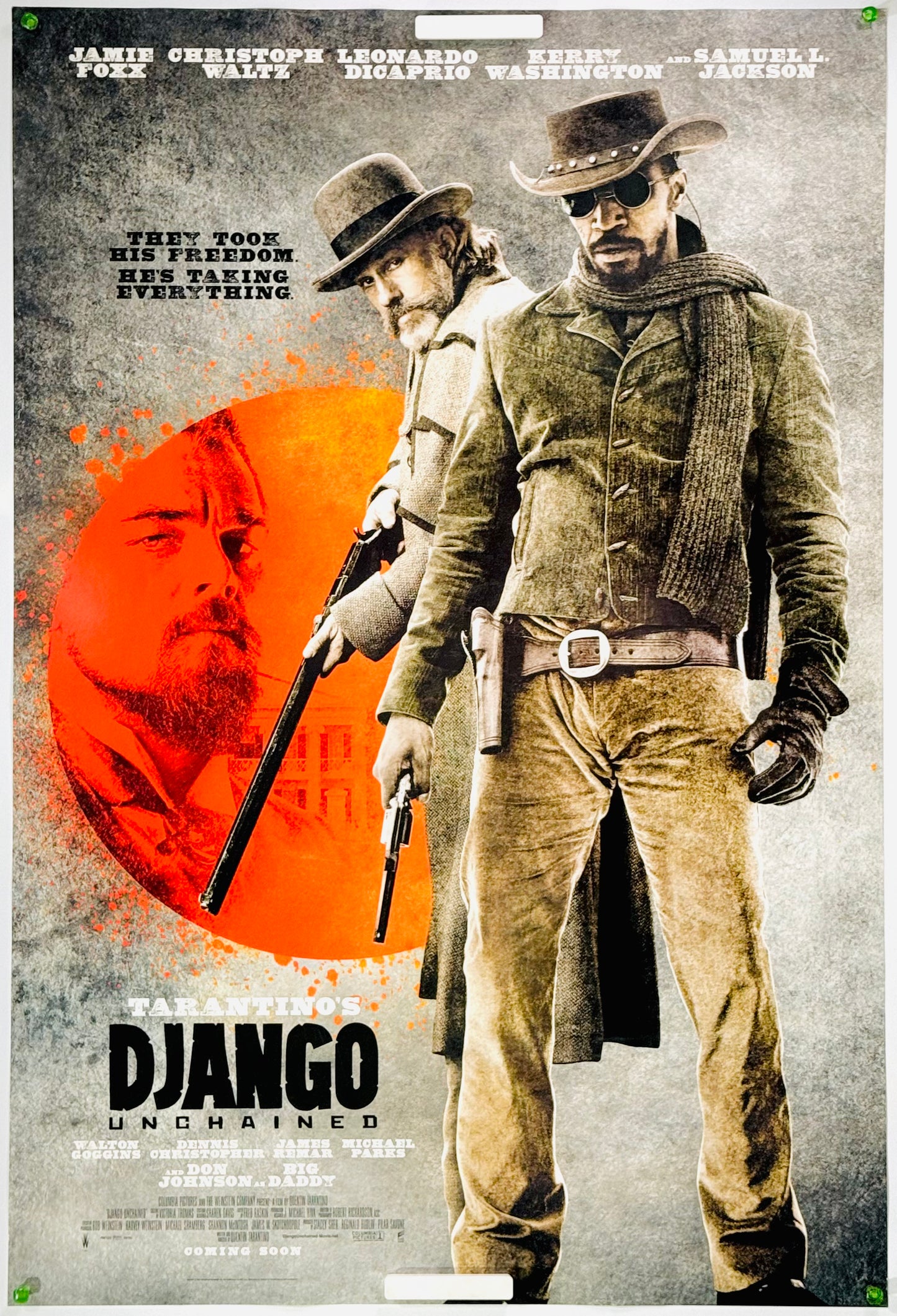 『ジャンゴ 繋がれざる者』 映画 ポスター アメリカ オリジナル [4026]