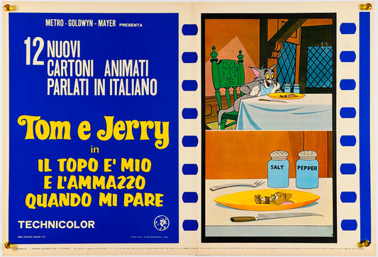 『トムとジェリー Il topo e' mio e l’ammazzo quando mi pare』 映画 ポスター イタリア オリジナル [403]