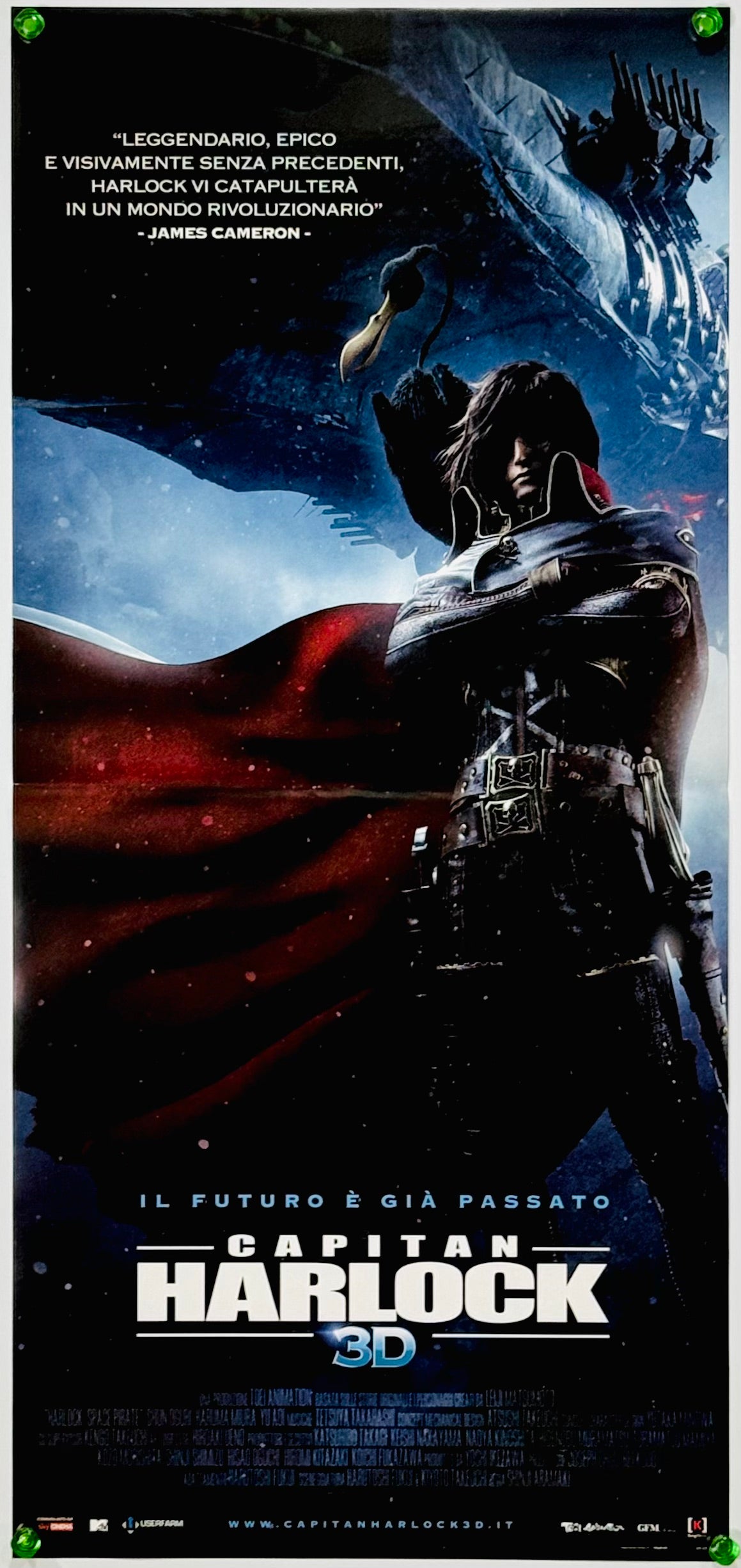 『キャプテンハーロック SPACE PIRATE CAPTAIN HARLOCK』 映画 ポスター イタリア オリジナル [4057]