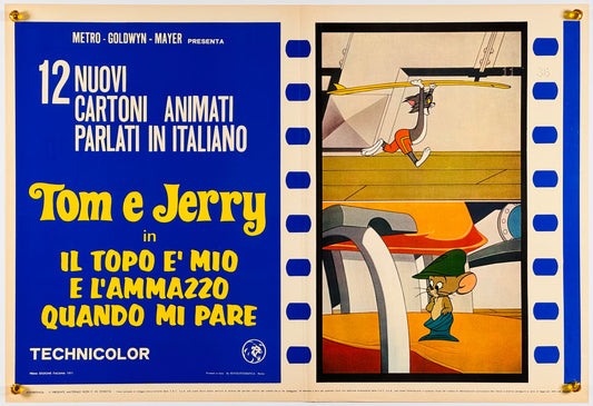 『トムとジェリー Il topo e' mio e l’ammazzo quando mi pare』 映画 ポスター イタリア オリジナル [407]