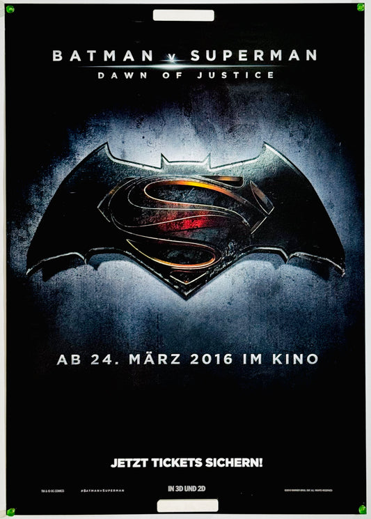 『バットマン vs スーパーマン ジャスティスの誕生』 映画 ポスター ドイツ オリジナル [4126]