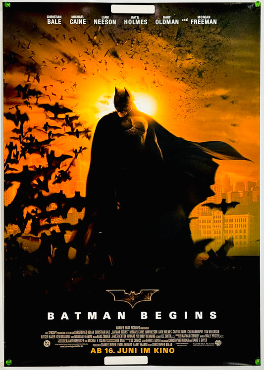 『バットマン ビギンズ』 映画 ポスター ドイツ オリジナル [4127]
