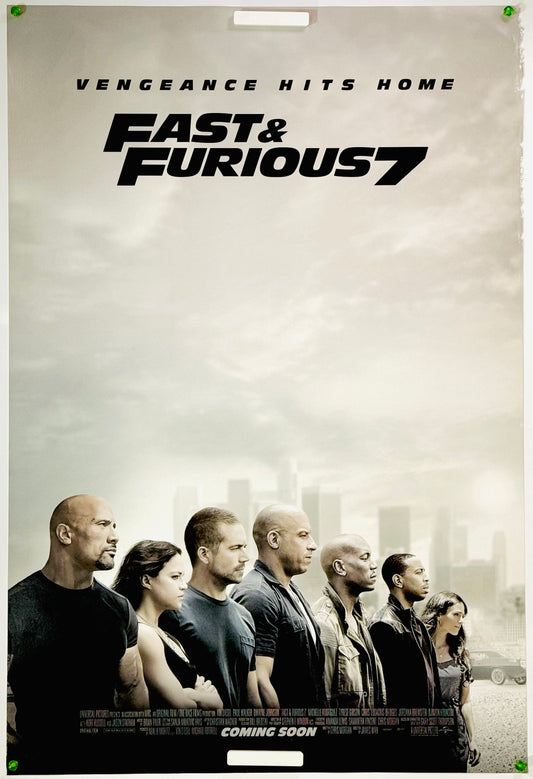 『ワイルド・スピード SKY MISSION』 映画 ポスター アメリカ オリジナル [4145]