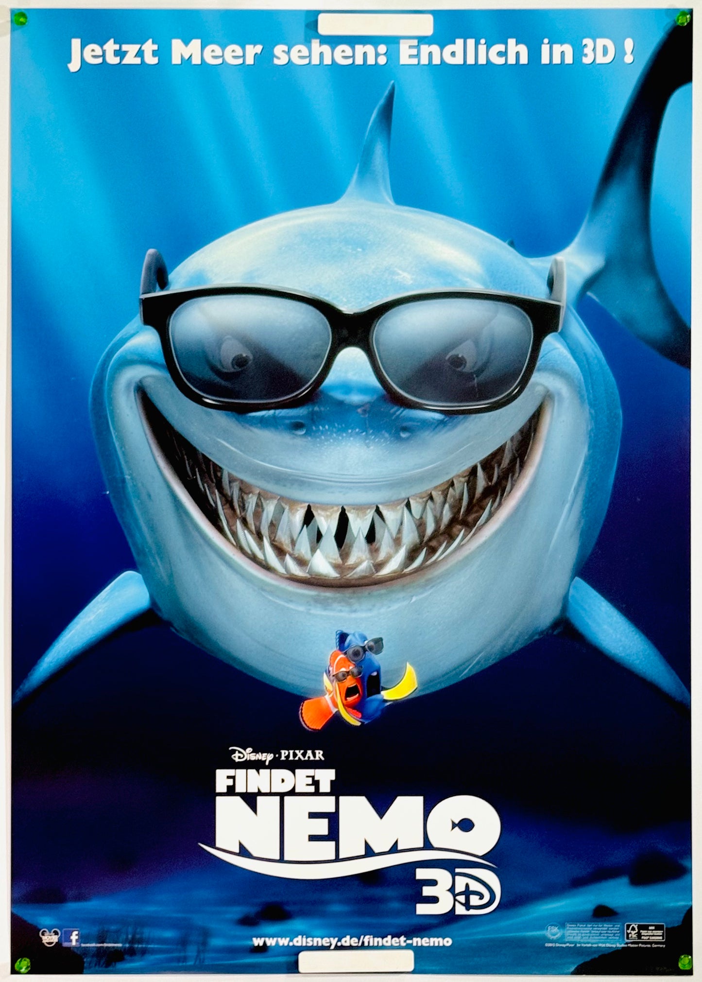 『ファインディング・ニモ 3D』 映画 ポスター ドイツ オリジナル [4156]
