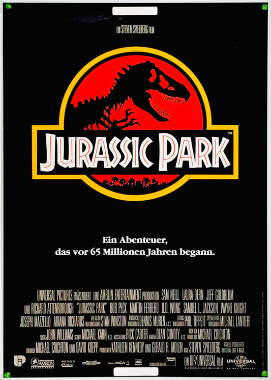 『ジュラシック・パーク』 映画 ポスター ドイツ オリジナル [4254]