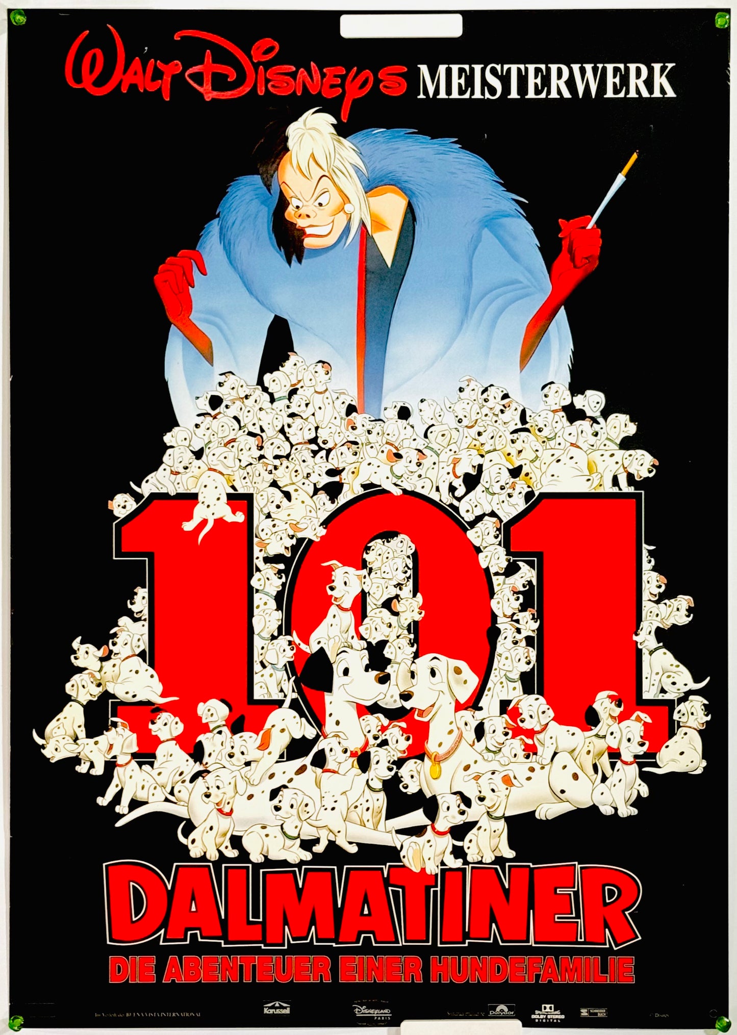『101匹わんちゃん』 映画 ポスター ドイツ オリジナル [4256]