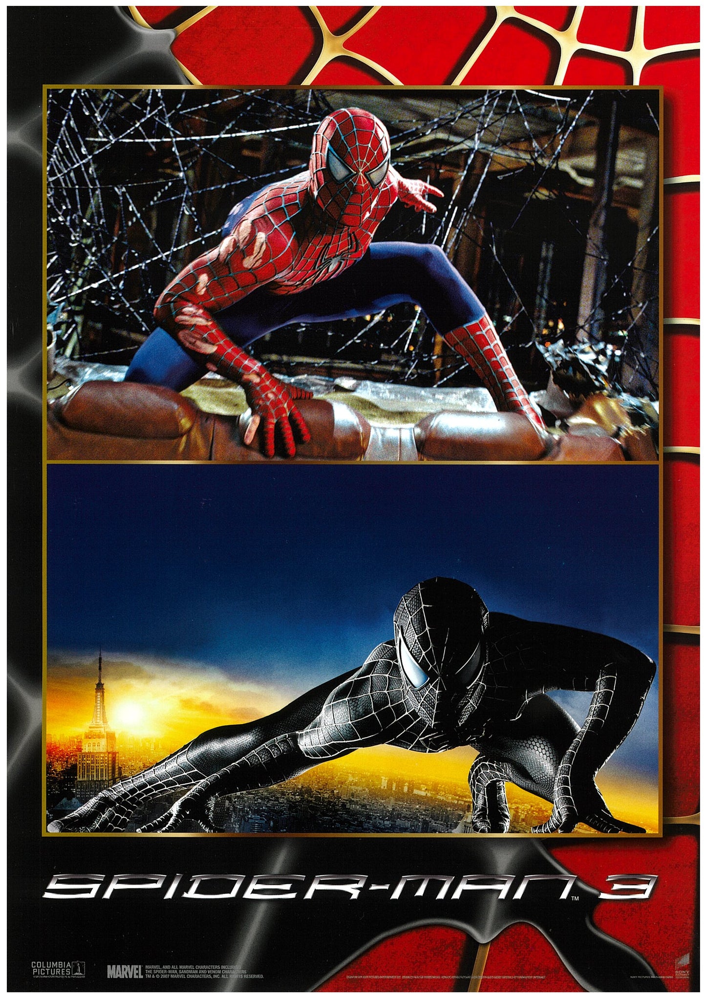 『スパイダーマン3』 映画 ロビーカード ドイツ オリジナル [4298]