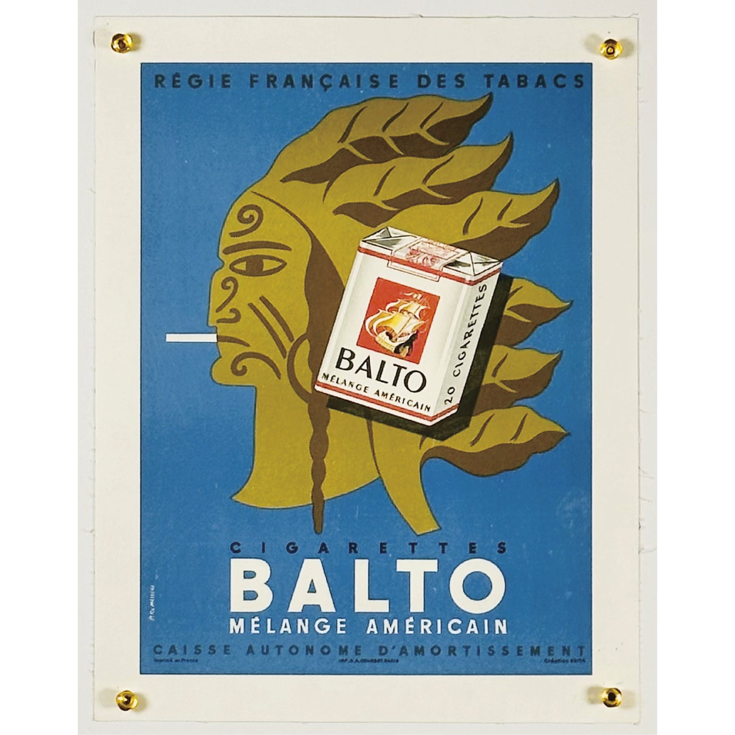 『Balto Melange Americain』 広告 ポスター  オリジナル [42]