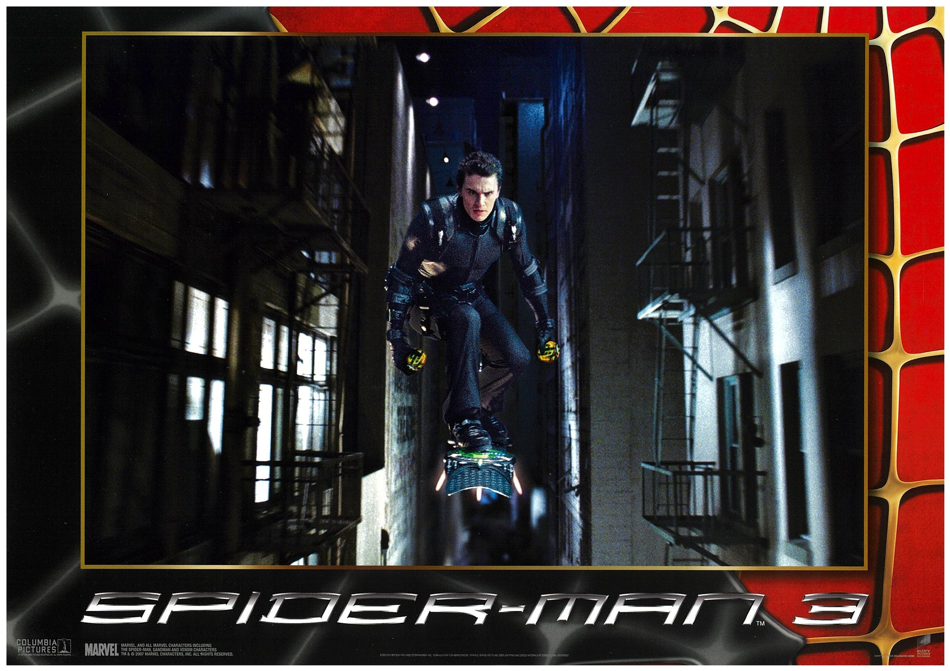 『スパイダーマン3』 映画 ロビーカード ドイツ オリジナル [4300]