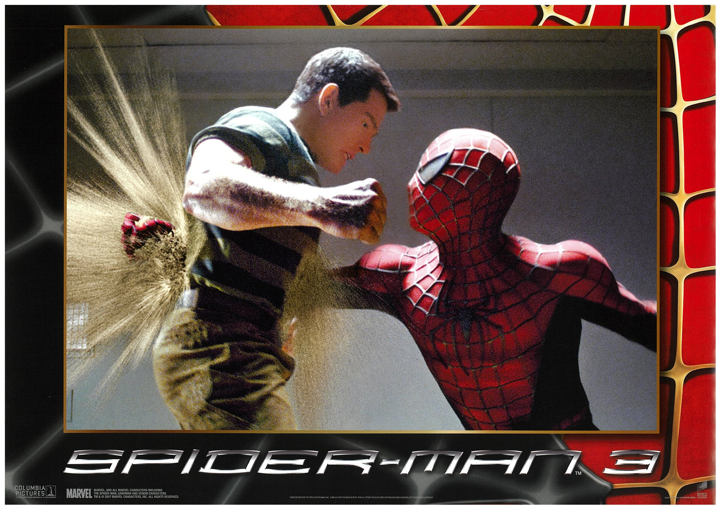 『スパイダーマン3』 映画 ロビーカード ドイツ オリジナル [4301]